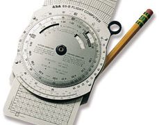 Навигационен компютър ASA E6-B Micro – алуминиев